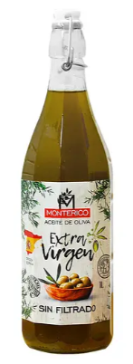 Олія оливкова Mоnterico Extra Virgin не фільтрована 1 л